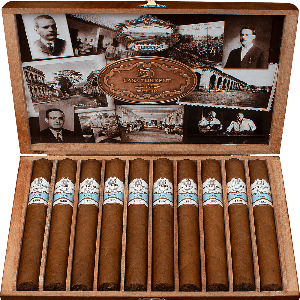 Casa Turrent 1880 Claro Double Robusto - box of 10 - The Smoking Jacket