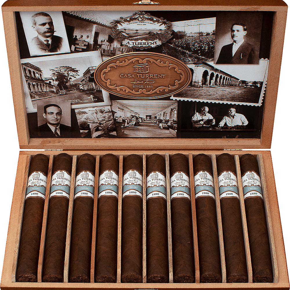 Casa Turrent 1880 Oscuro Double Robusto - box of 10 - The Smoking Jacket
