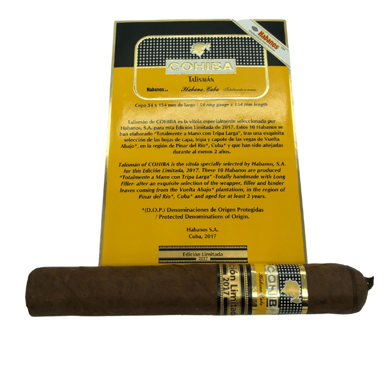 Cohiba Talismán Limited Edition 2017 - box of 10 - Cigars - The Smoking Jacket