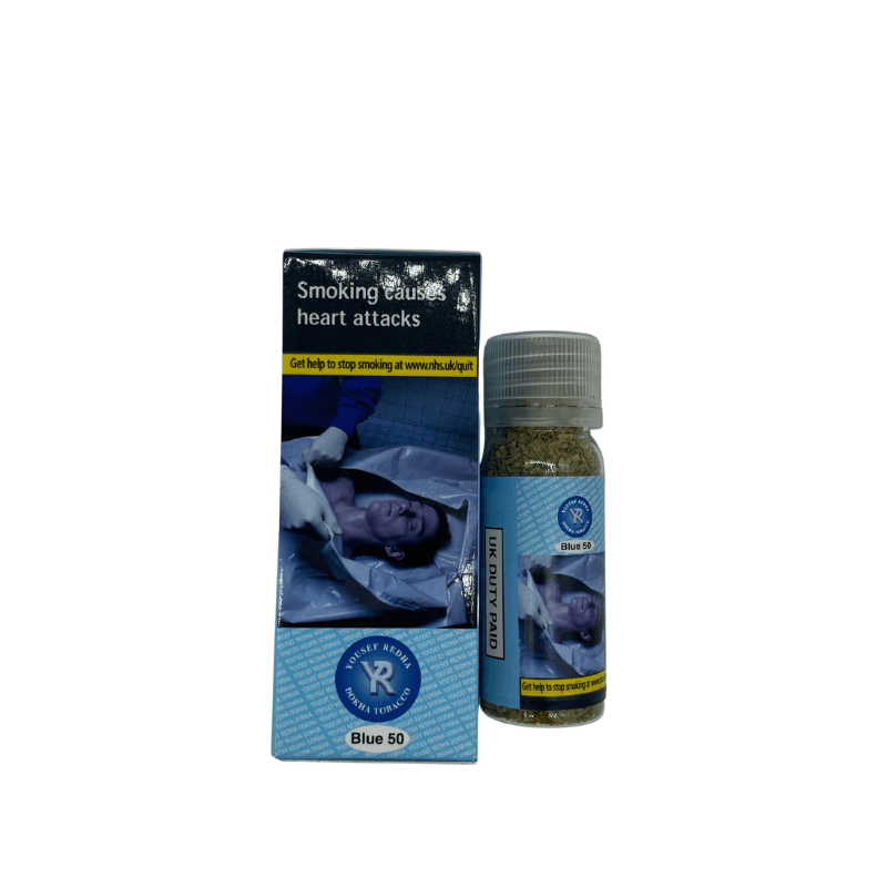 Yousef Redha (YR) Blue 50 Medium Buzz Dokha - The Smoking Jacket