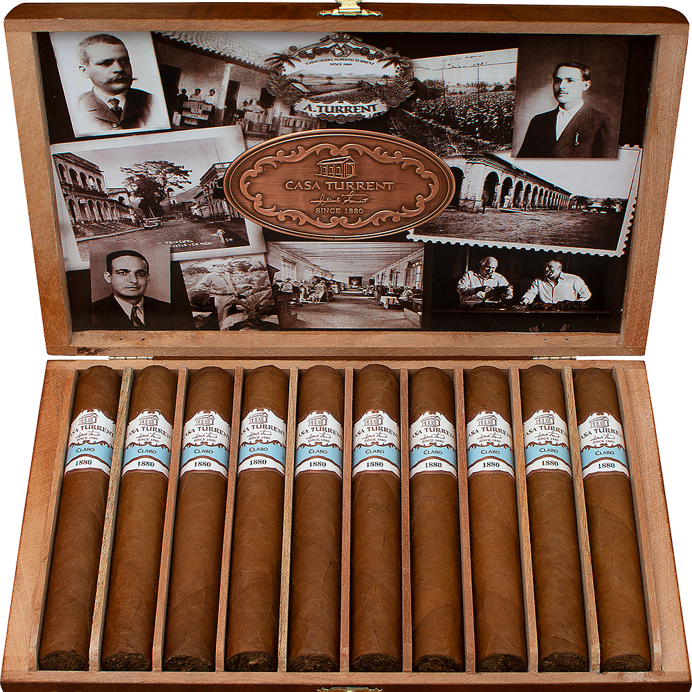 Casa Turrent 1880 Claro Double Robusto-box of 10