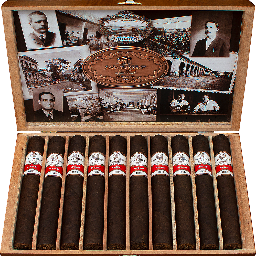 Casa Turrent 1880 Maduro Double Robusto- box of 10