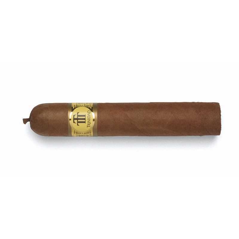 Trinidad Topes 1 single Cigar with a gold band on a white background