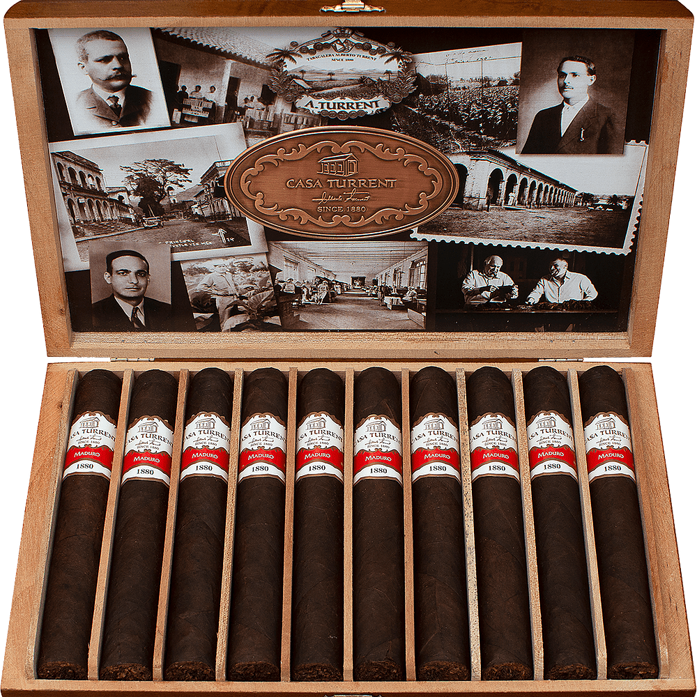 Casa Turrent 1880 Maduro Double Robusto - box of 10 - The Smoking Jacket