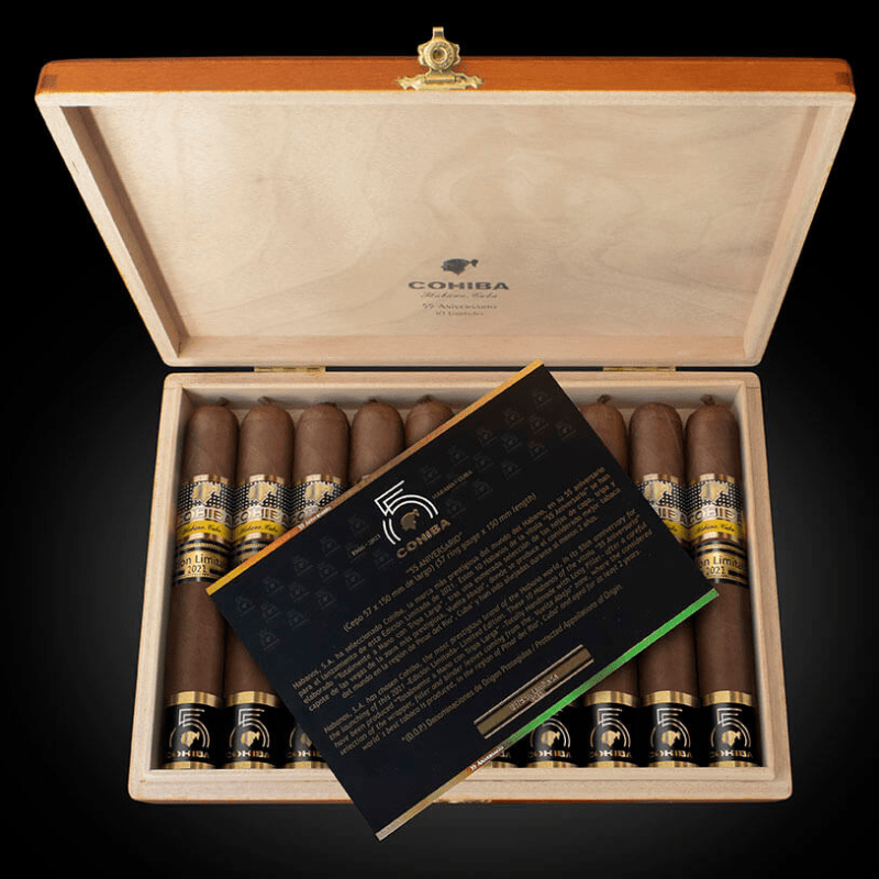 Cohiba 55 Anniversario Edición Limitada 2021 - Cigars - The Smoking Jacket