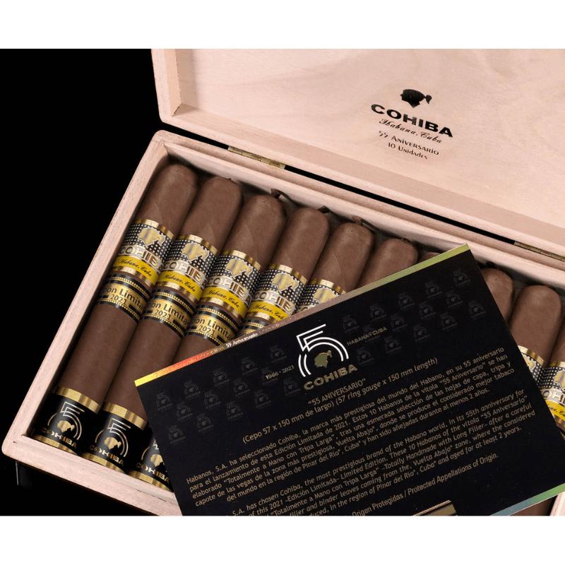Cohiba 55 Anniversario Edición Limitada 2021 - Cigars - The Smoking Jacket
