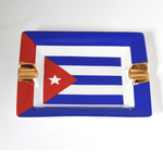 Cuban Flag 2 Position Cigar Ashtray - Ashtray - The Smoking Jacket