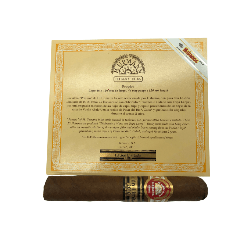 H. Upmann Propios Limited Edition 2018 - 1 single - Cigars - The Smoking Jacket