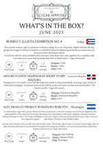 June 2025 Cigar Sampler of the Month - The Smoking Jacket