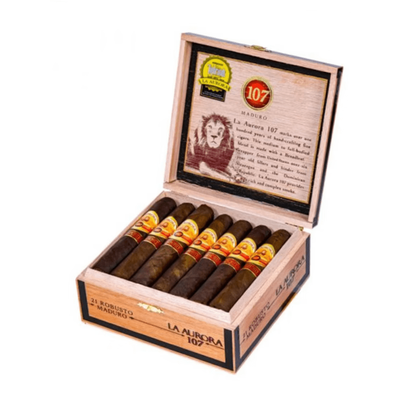 La Aurora 107 Maduro Robusto - Cigars - The Smoking Jacket