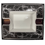 Marble Design 2 Position Cigar Ashtray - Ashtray - The Smoking Jacket