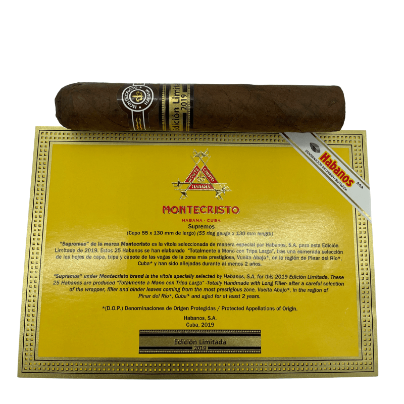 Montecristo Supremos Limited Edition 2019 - Cigars - The Smoking Jacket