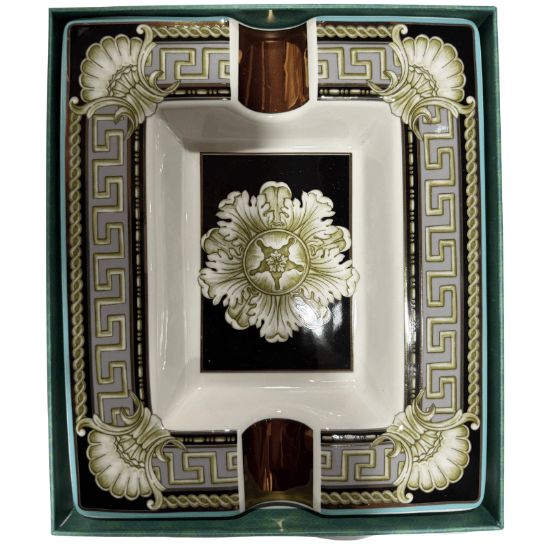 Ornate 2 Position Cigar Ashtray - Ashtray - The Smoking Jacket