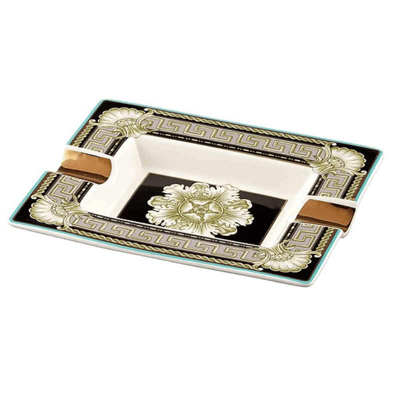 Ornate 2 Position Cigar Ashtray - Ashtray - The Smoking Jacket