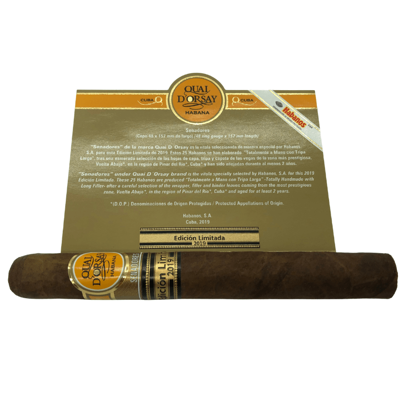Quai d'Orsay Senadores Limited Edition 2019 - Cigars - The Smoking Jacket