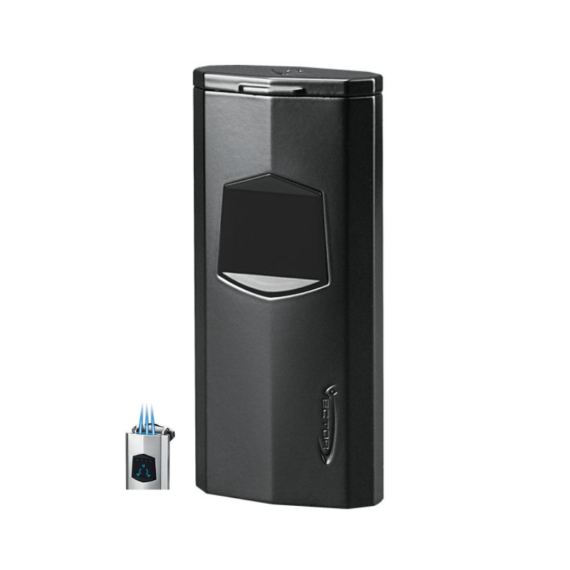 Vector Icon 04 Black Triple Jet Lighter - The Smoking Jacket