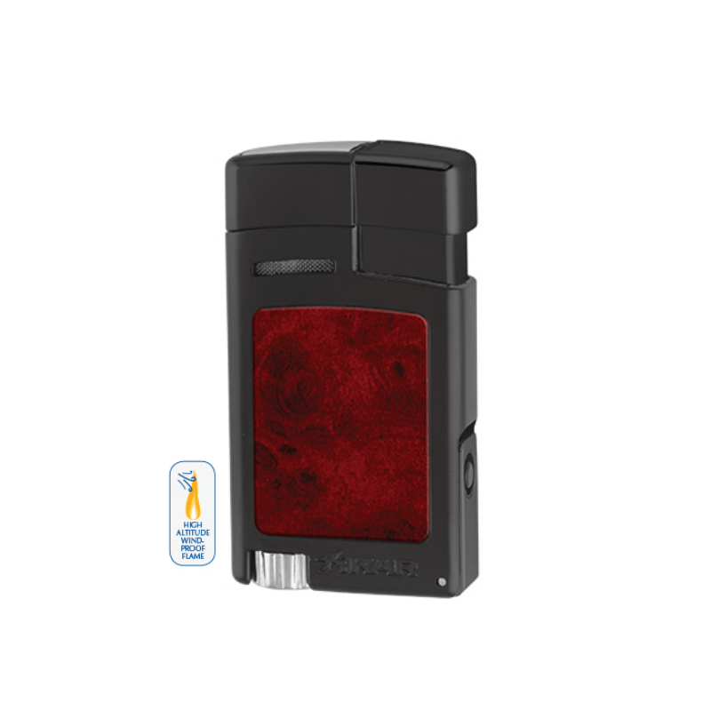 Xikar Forte Soft Flame Lighter - Burl - The Smoking Jacket