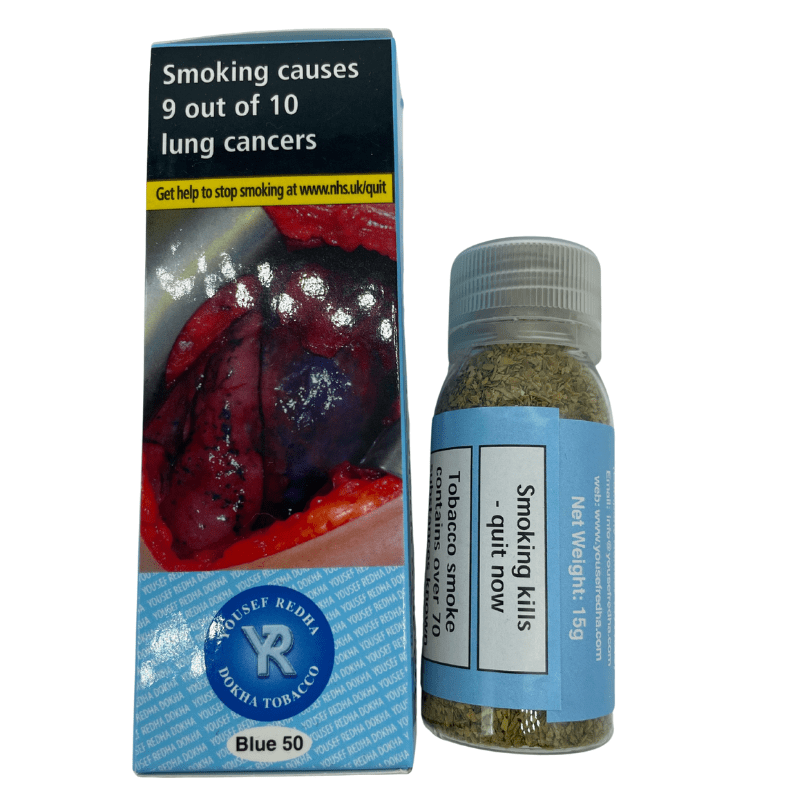 Yousef Redha (YR) Blue 50 Medium Buzz Dokha - The Smoking Jacket